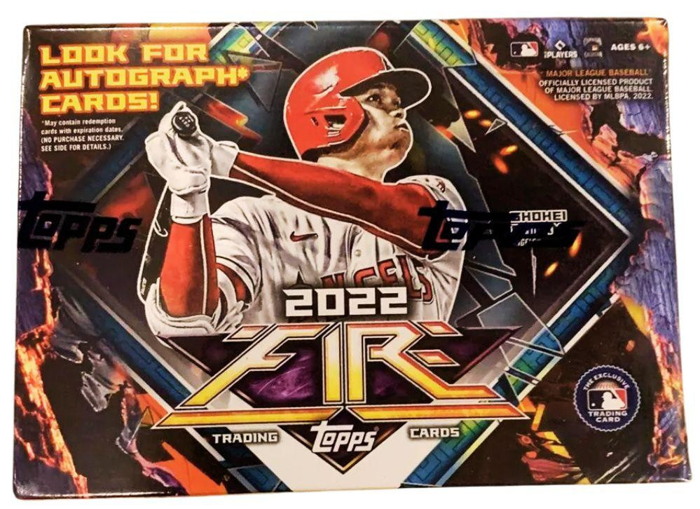 2022 Topps Fire Baseball Blaster Box