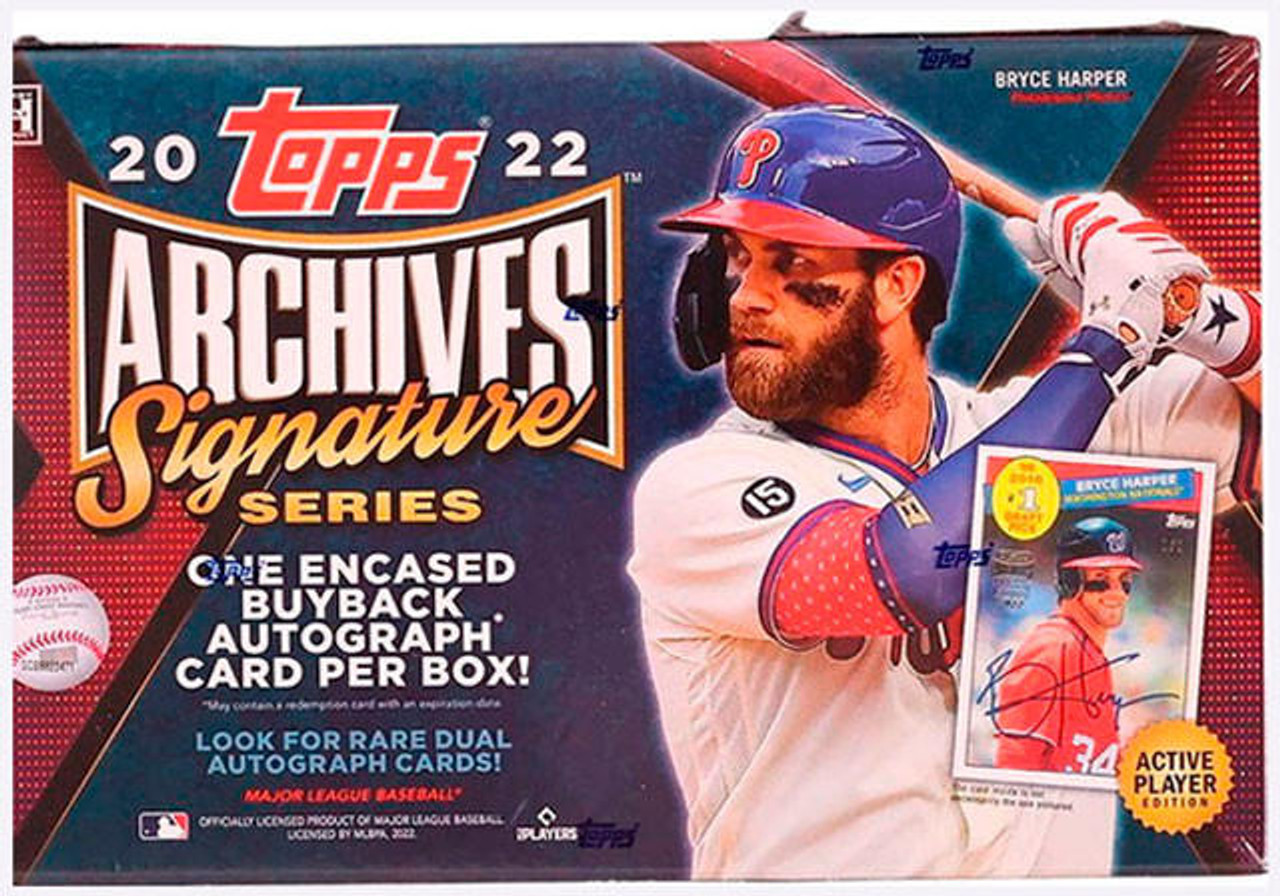 2022 Topps Archives Signature Series Active Player Edition Hobby Box