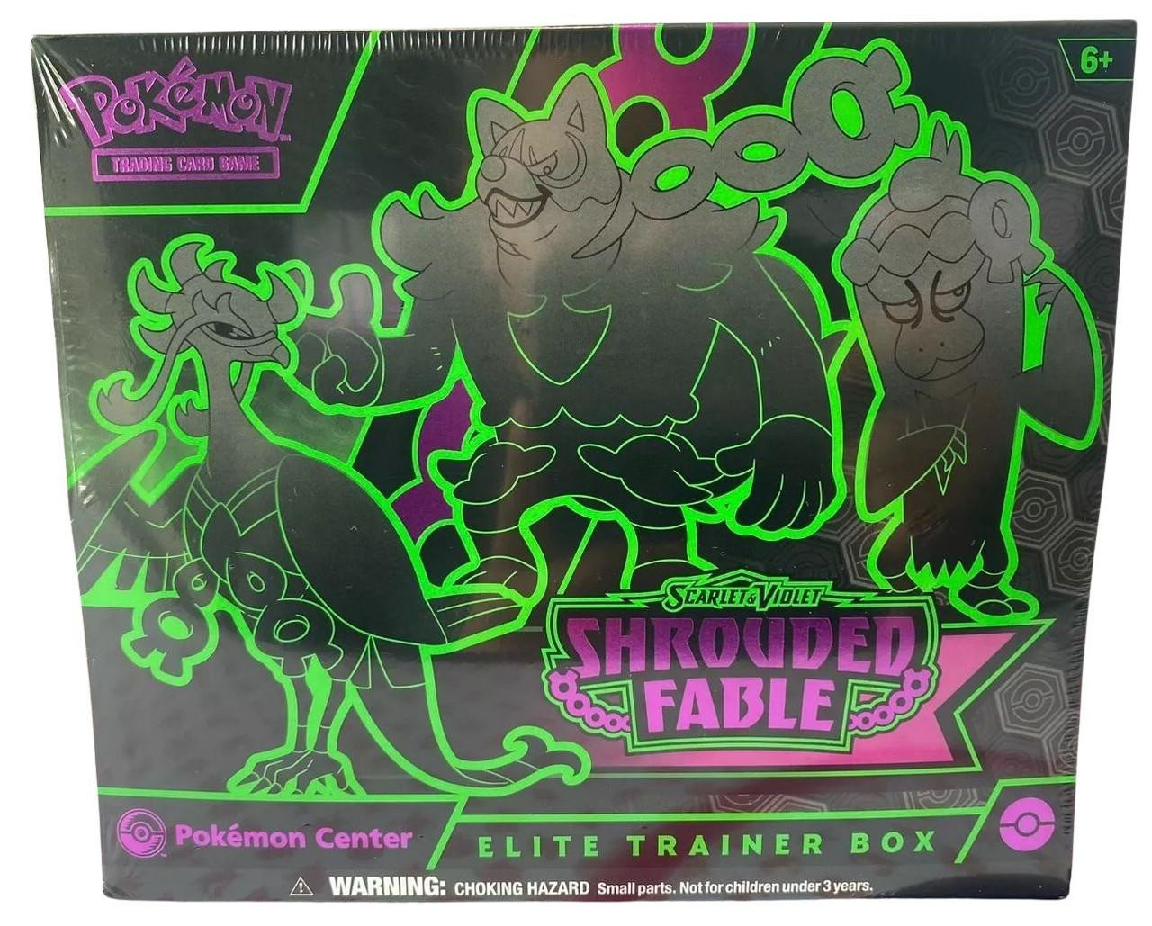Pokemon Scarlet & Violet Shrouded Fable Pokemon Center Elite