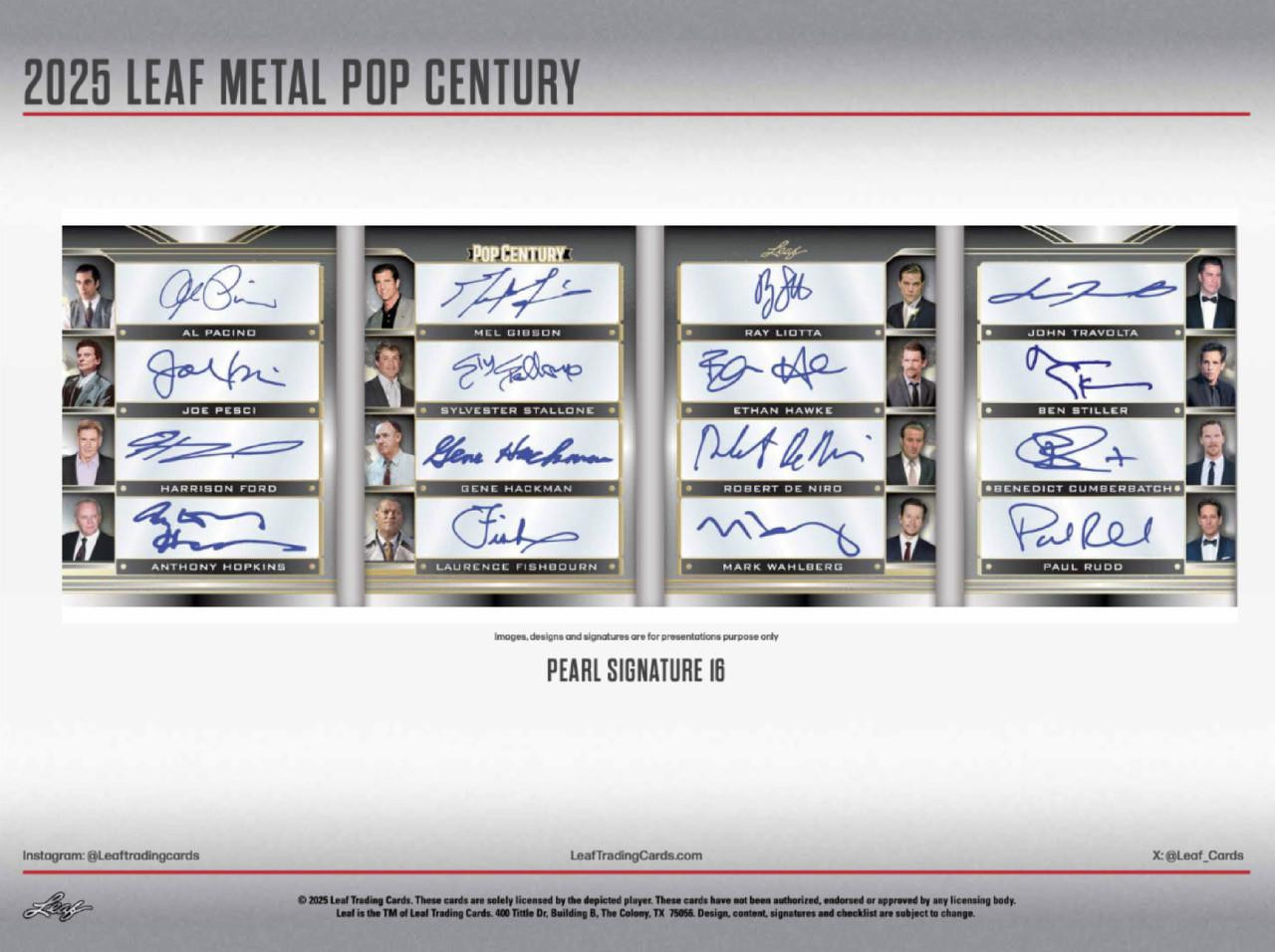 2025 Leaf Metal Pop Century Box
