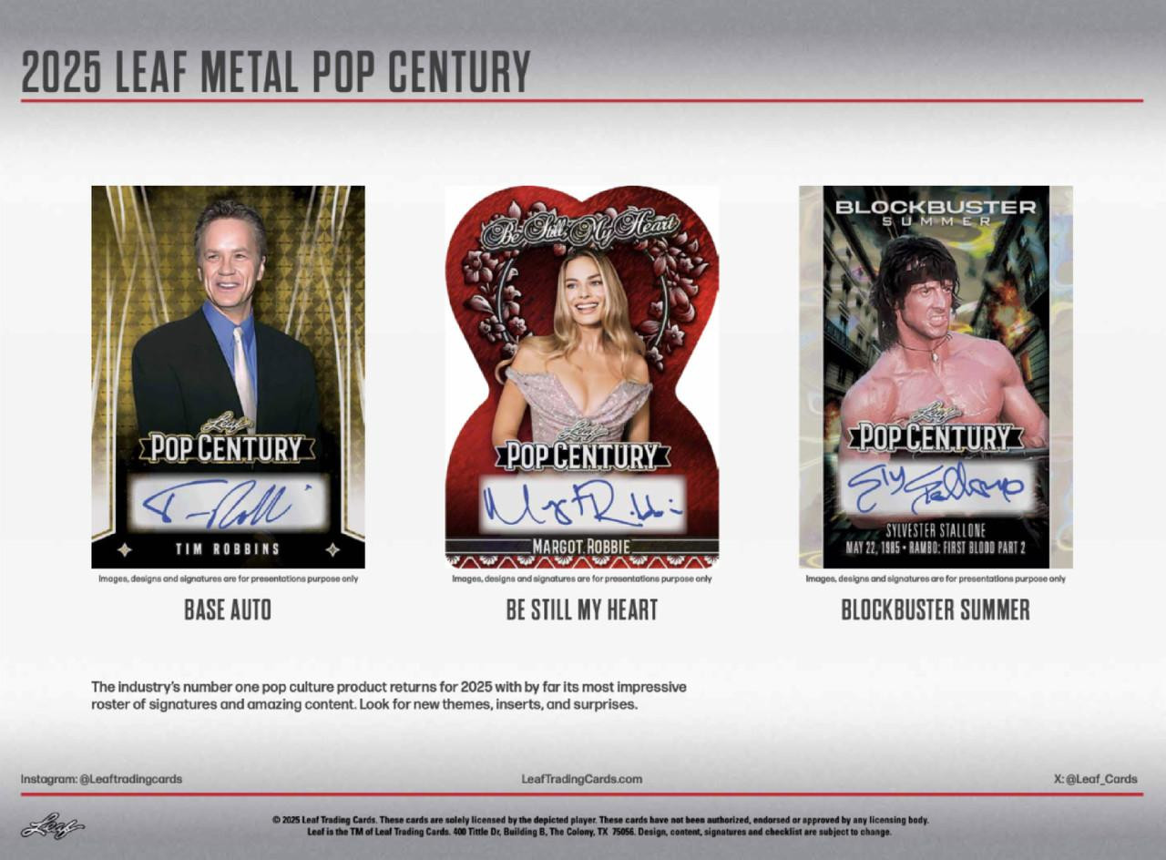 2025 Leaf Metal Pop Century Box