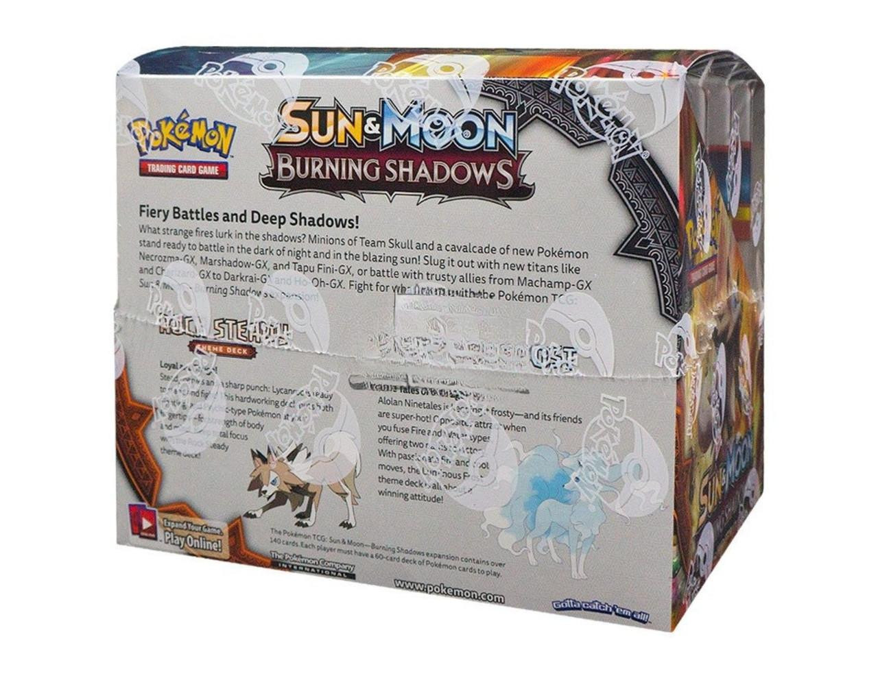 pokemon trading card game sun and moon burning shadows Charizard Hunt, approaching 400 total packs! Minions of Team Skull and a cavalcade of new Pok mon stand ready to battle in the dark of night and in the blazing sun Pokemon Sun & Moon Burning