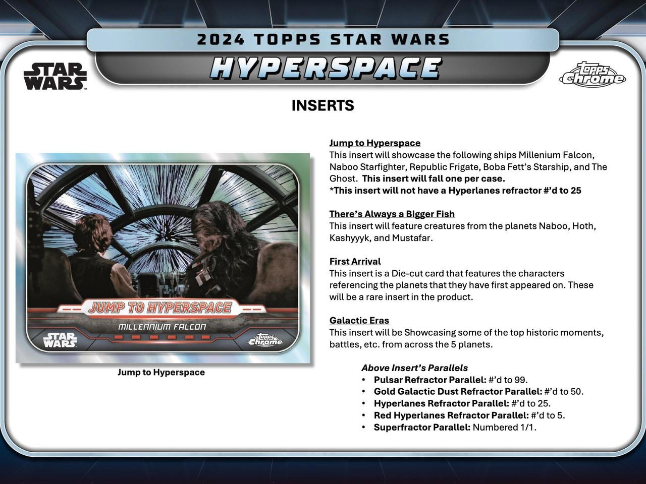 2024 Topps Star Wars Hyperspace Hobby 12 Box Case