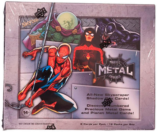2021 Upper Deck Marvel Spider-Man Metal Universe Box