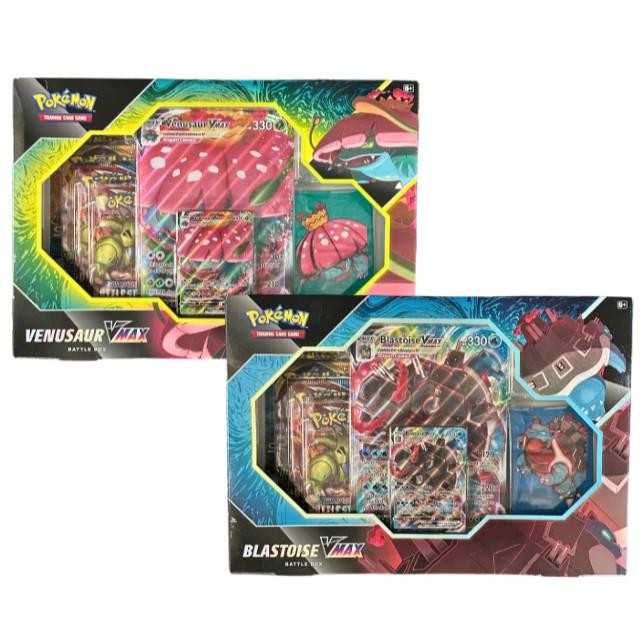 ポケモンカードbox 6box Pokemon Venusaur/Blastoise VMAX Battle 6 Box Case