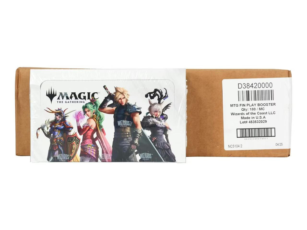 Magic: The Gathering Final Fantasy Play Booster 6 Box Case