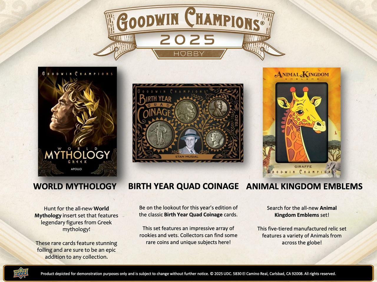 2025 Upper Deck Goodwin Champions Hobby Box