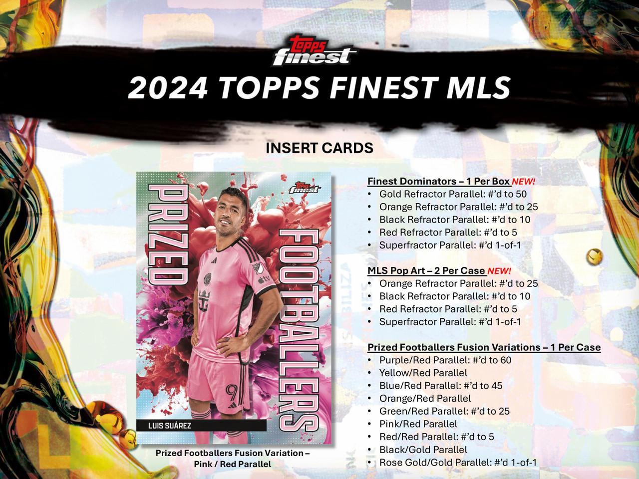 2024 Topps MLS Finest Soccer Hobby Pack