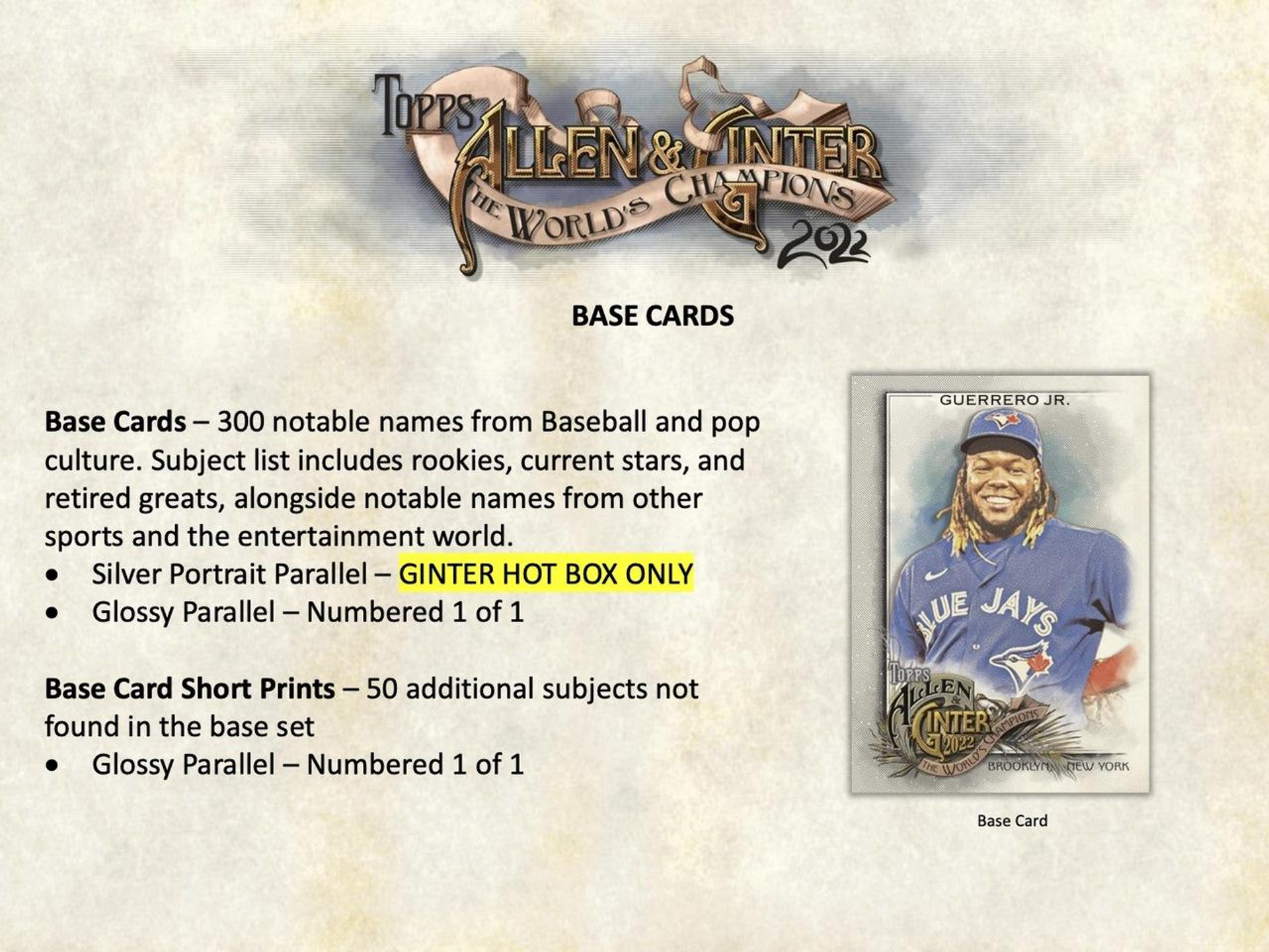 2022 Topps Allen & Ginter Baseball Hobby Box