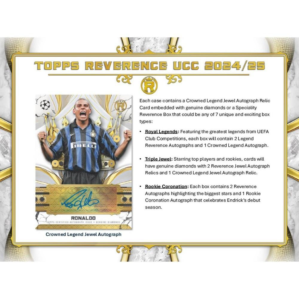 2024/25 Topps UEFA Club Competitions Reverence Soccer Hobby Box