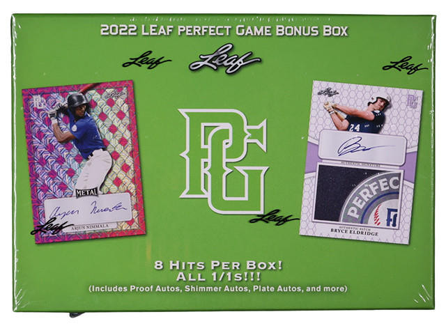 2022 Leaf Perfect Game Baseball Bonus Box