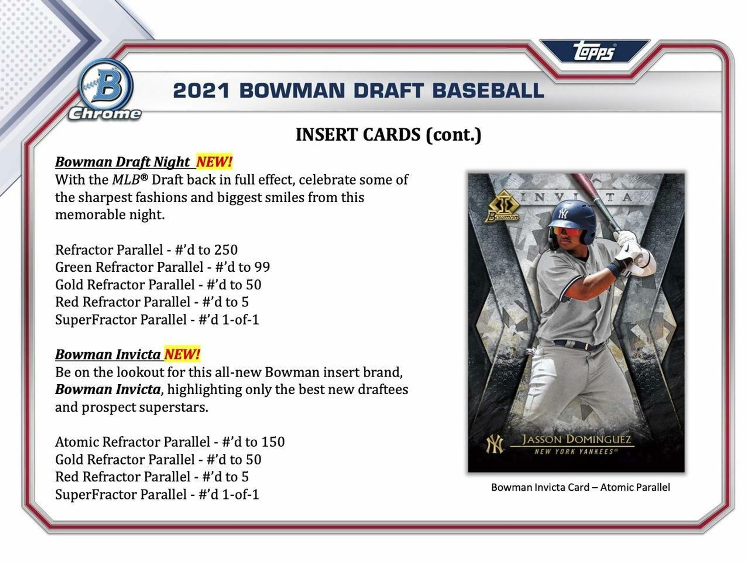 2021 bowman checklist