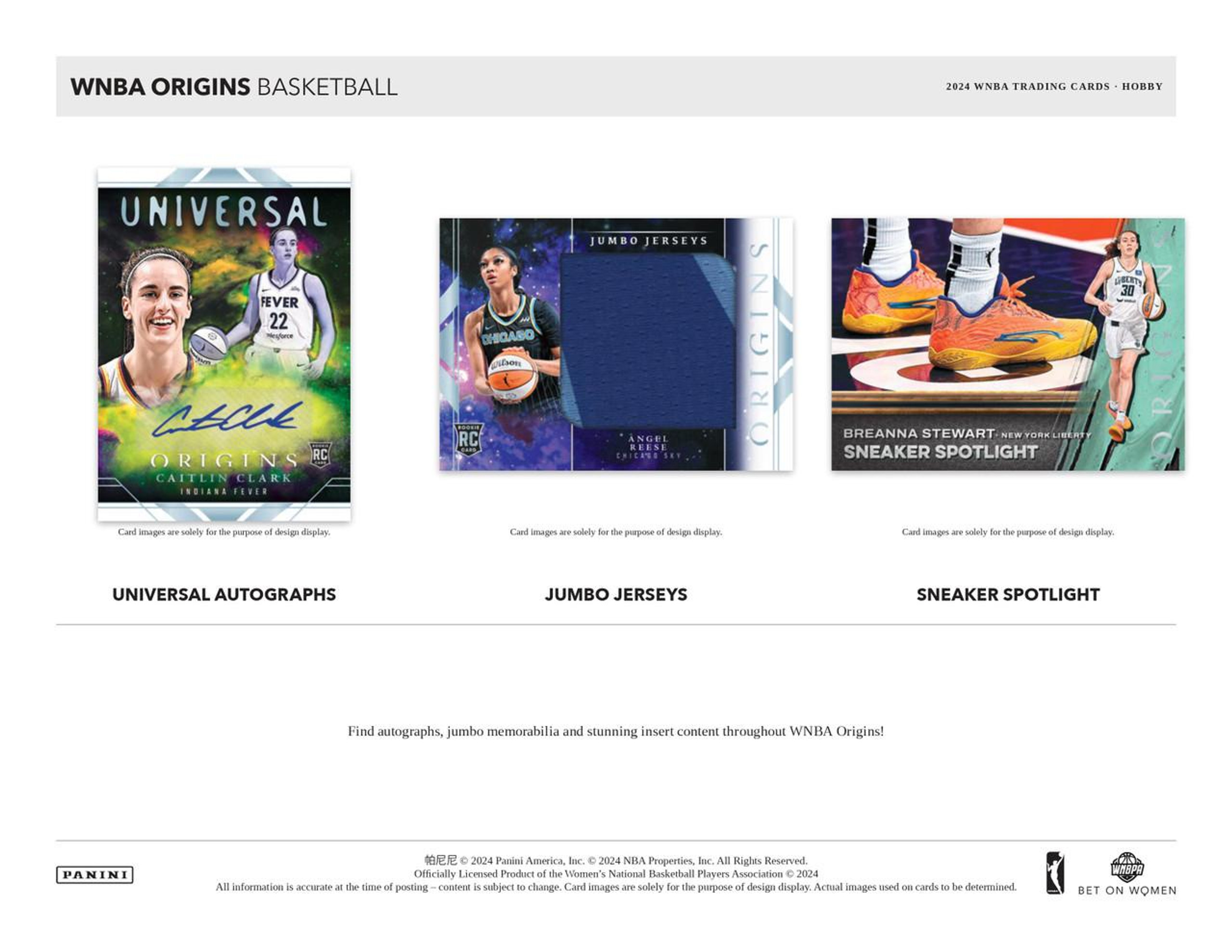 2024 Panini Origins WNBA Basketball Hobby Box