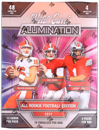 2021 Wild Draft Picks Football Matte Trading Cards Blaster Box, 1