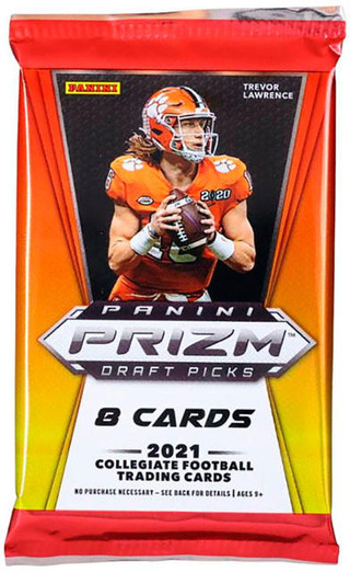 2021 Panini Prizm Football Draft Picks Hobby Box (5 Packs