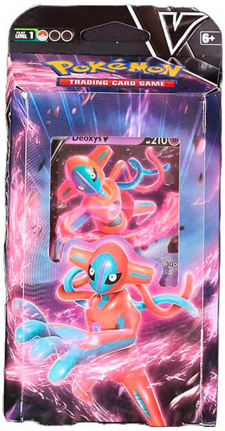 Pokémon TCG: Deoxys V or Zeraora V Battle Deck Display (8)