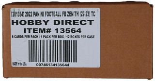 2022 Panini Encased Football Hobby 8 Box Case