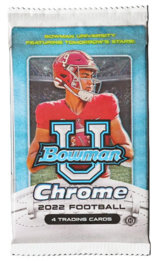 2022 Bowman Chrome University Football Hobby Box – Mojobreak Shop