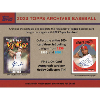 2023 Topps Archives Baseball Collector Tin