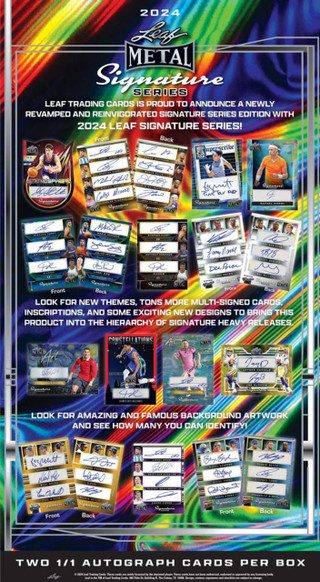 2024 Leaf Metal Signature Series Box