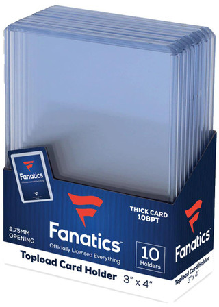 fanatics card sleeves (5) Fanatics Collectibles Standard Size Card Soft Sleeves 100ct Free Shipping