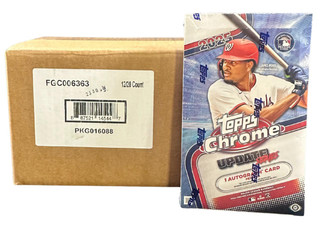 2025 Topps Chrome Platinum Anniversary Baseball Hobby 12 Box Case