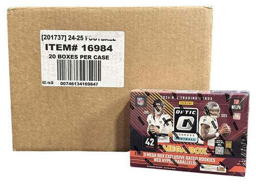 2024 Panini Donruss Optic Football Hobby Mega 20 Box Case