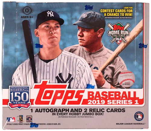 2019 Topps Series 1 Baseball Jumbo Box