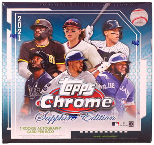 2021 Topps Chrome Sapphire Edition Baseball Box