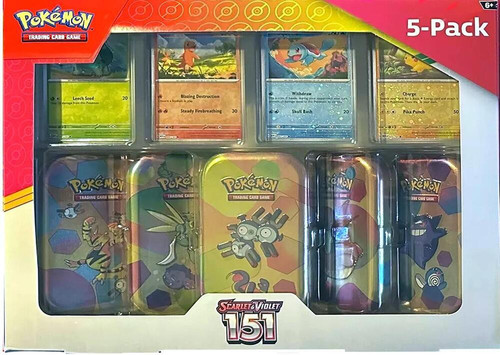 Pokemon Scarlet & Violet 151 Mini Tin (Costco - Magneton) Box