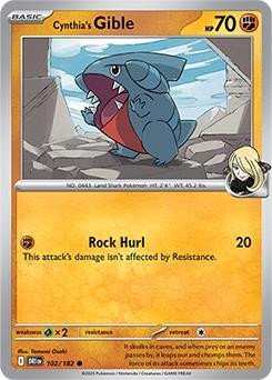 cynthia's garchomp pokemon card Cynthia's Garchomp ex 232/182 – POP'N TOYZ main image 1