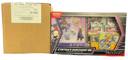 Pokemon Cynthia's Garchomp Ex Premium Collection 6 Box Case