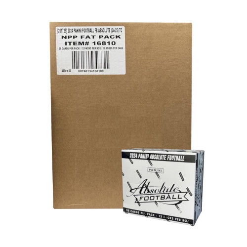 2024 Panini Absolute Football Fat Pack 20 Box Case