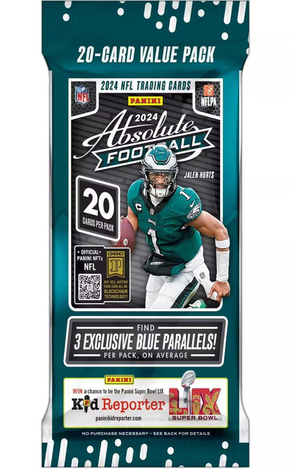 2024 Panini Absolute Football Fat Pack Pack