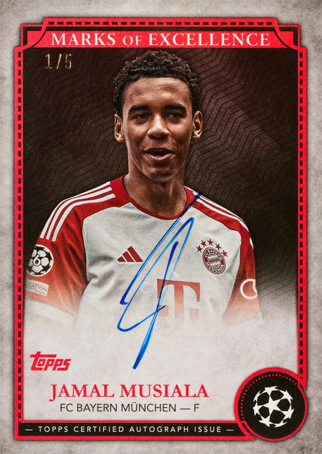 2024/25 Topps UEFA Club Competitions Chrome Soccer Jumbo Pack