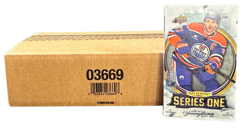 2025/26 Upper Deck Series 1 Hockey Hobby 12 Box Case