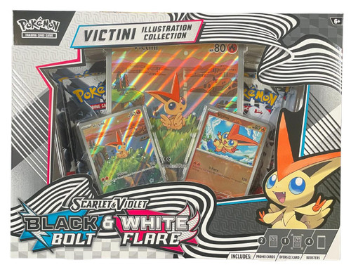 Pokemon Scarlet & Violet Unova Victini Illustration Collection Box