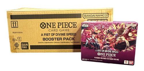 One Piece TCG: A Fist of Divine Speed Booster 12 Box Case