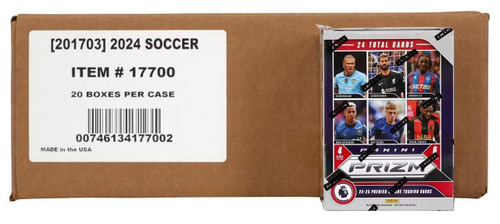 2024/25 Panini Prizm English Premier League Soccer Hobby Blaster 20 Box Case