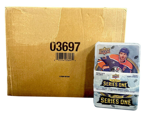 2025/26 Upper Deck Series 1 Hockey 12 Tin Case