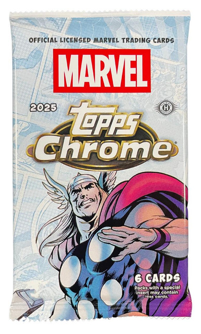2025 Topps Marvel Chrome Hobby Pack