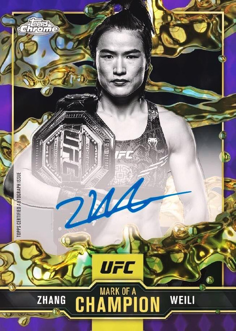 Mark of a Champion Autograph - Geometric Purple Refractor