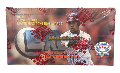 1996 E-Motion XL Baseball Hobby Box