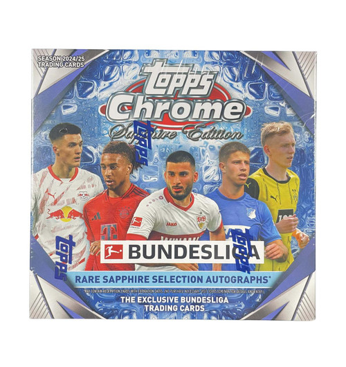 2024/25 Topps Chrome Bundesliga Soccer Sapphire Edition Box