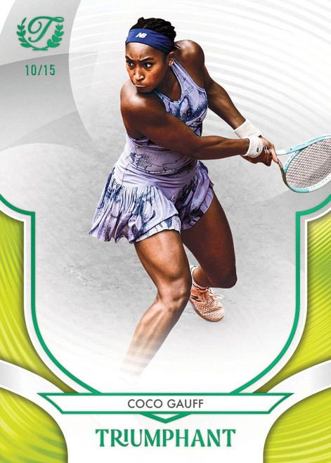 2025 Topps Triumphant Tennis Hobby 10 Box Case