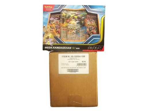 Pokemon Mega Kangaskhan Ex : Pokemon Mega Kangaskhan Ex 6 Box Case