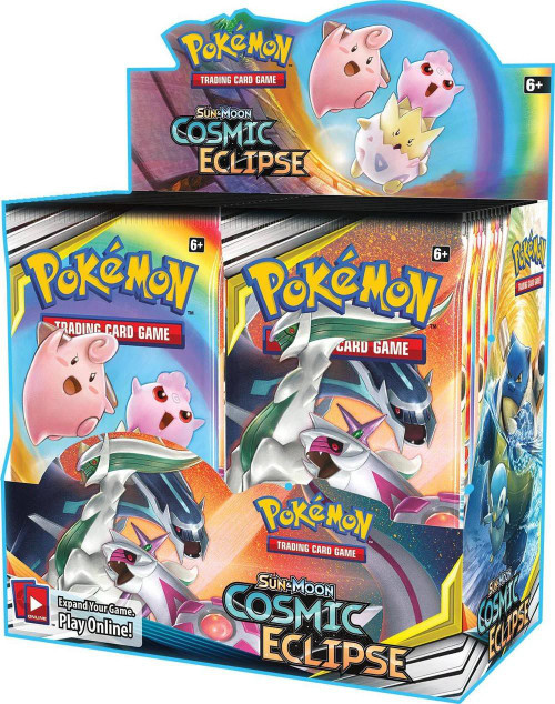 Pokemon Sun & Moon Cosmic Eclipse Booster 6 Box Case