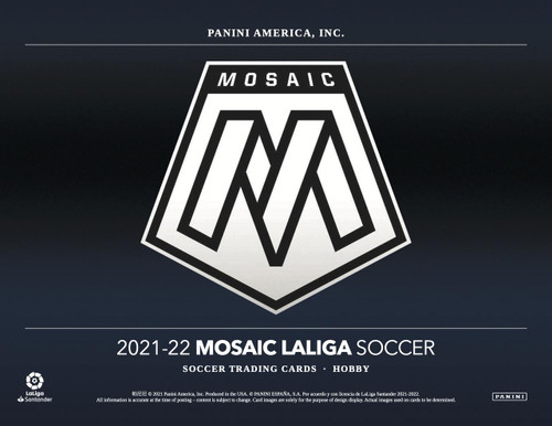 2021/22 Panini Mosaic La Liga Soccer Hobby 12 Box Case