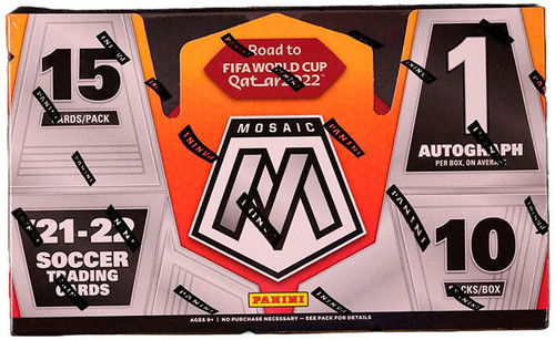 2021/22 Panini Mosaic Road To FIFA World Cup Soccer Hobby Box