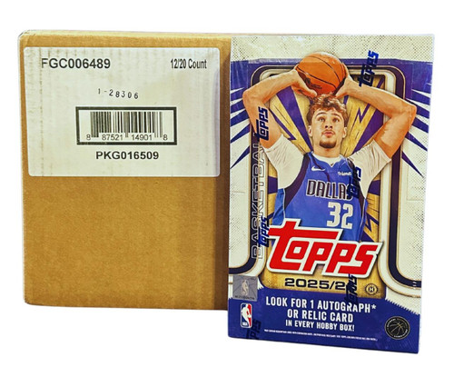 2025/26 Topps Basketball Hobby 12 Box Case